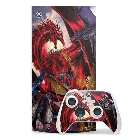 Dragon Battle by Ruth Thompson Xbox Series X Skins